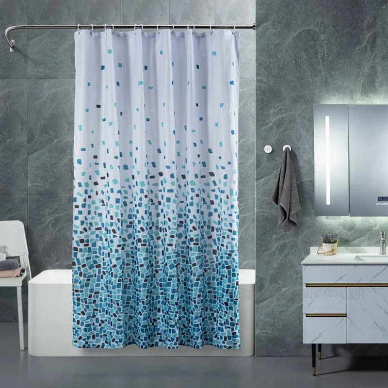 1 PC Waterproof ShCurtain-ower (3768)Gradient - Image 4