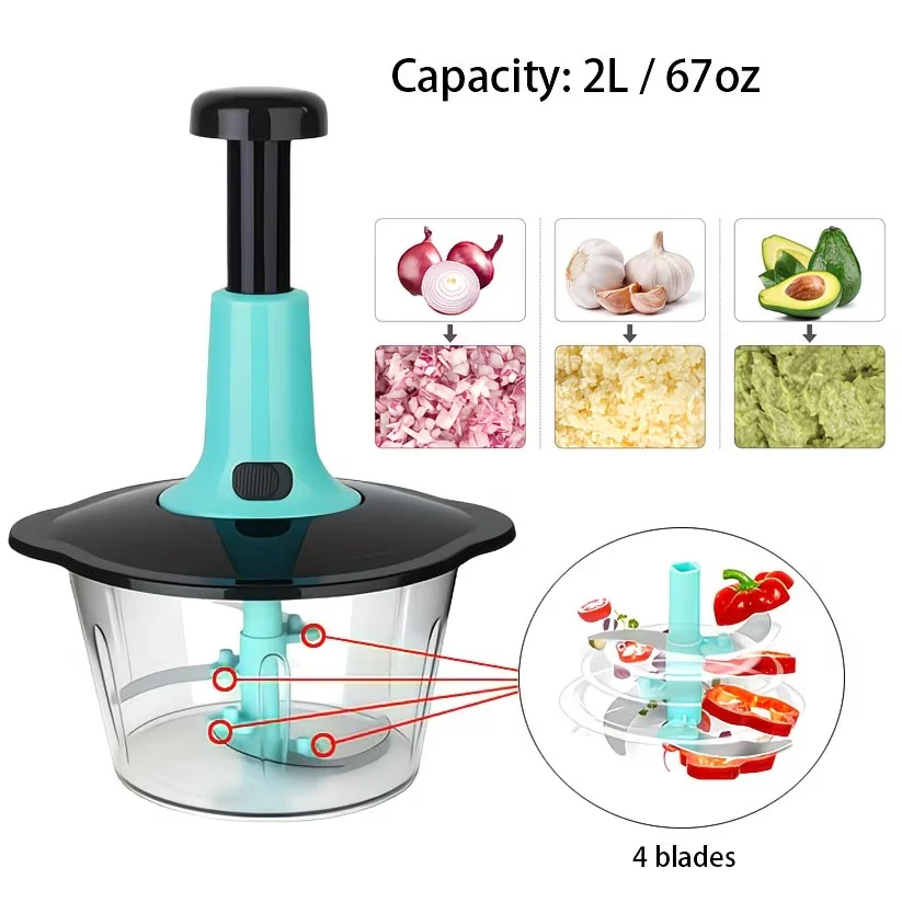 1pc Multifunctional Vegetable Chopper (SA2510-009) - Image 5