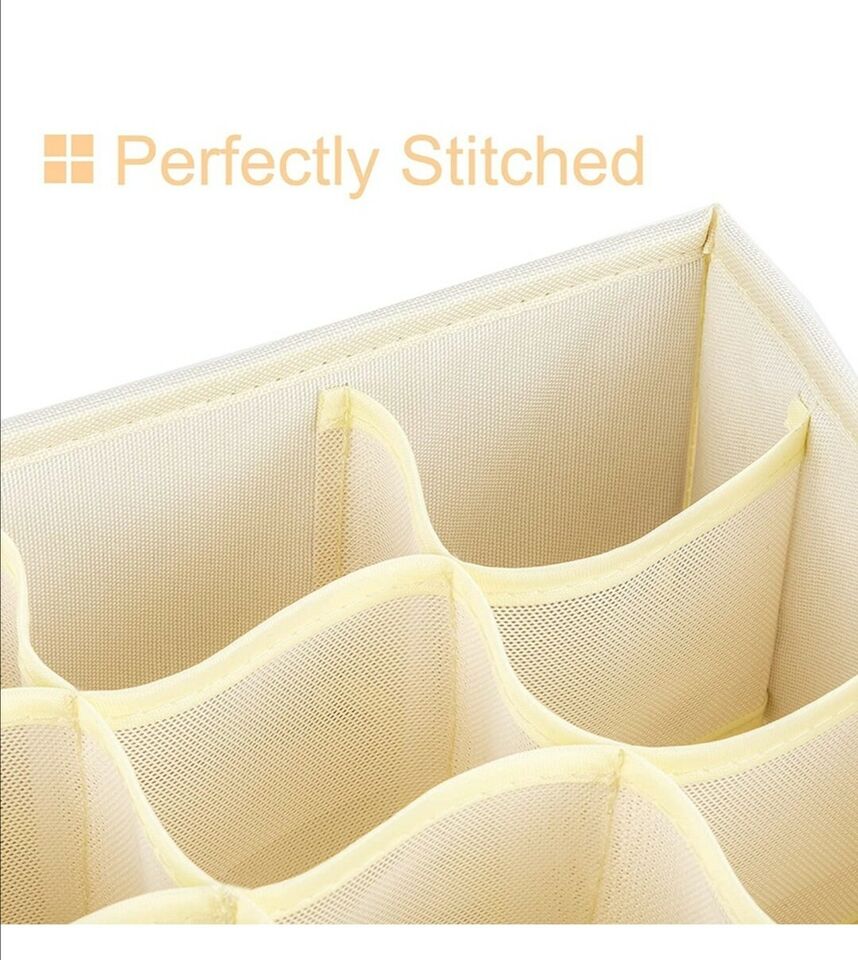 2 Packs Foldable Drawer Organizers for Clothing-5018 -24 Grids - Image 10