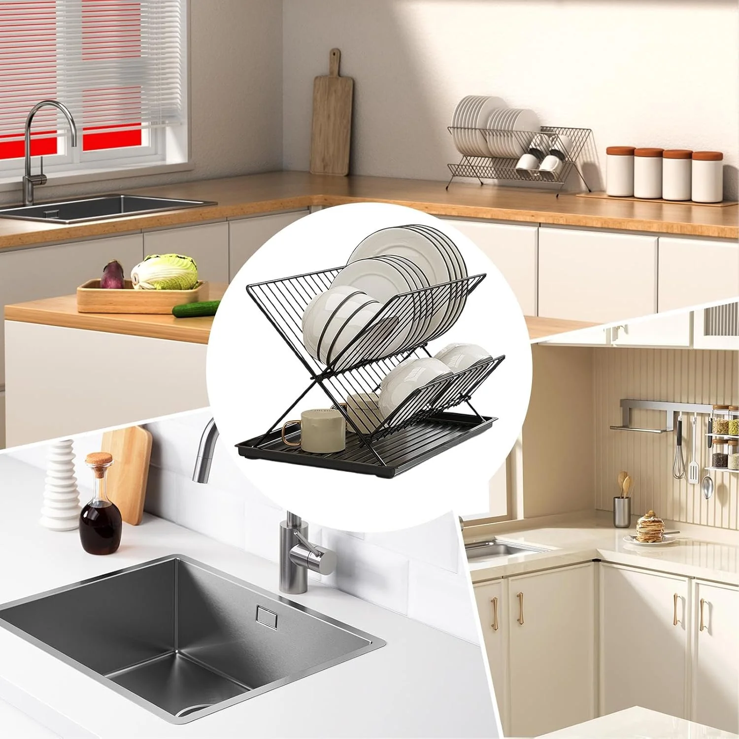 2 Tier Dish Drainers (SA2510-043) - Image 5
