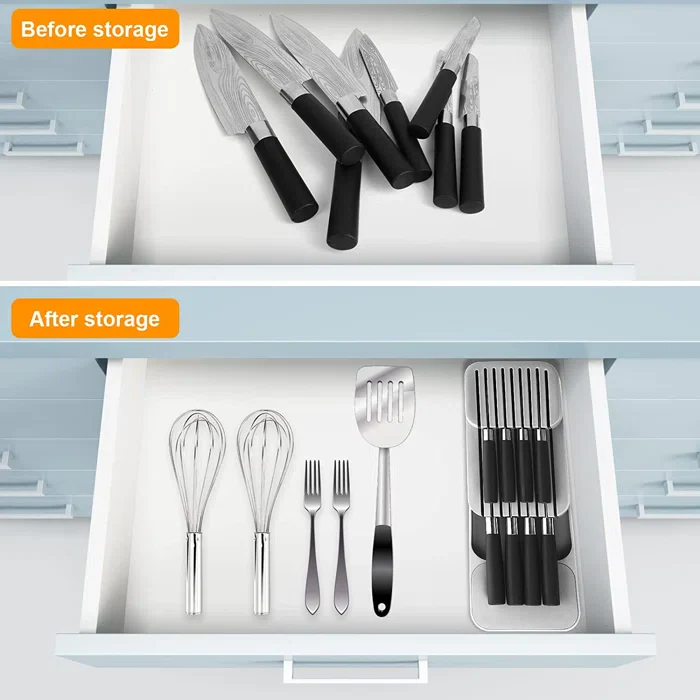 2 Tier Knife Organizer(SA2405-71)-(5610)D/Grey - Image 9