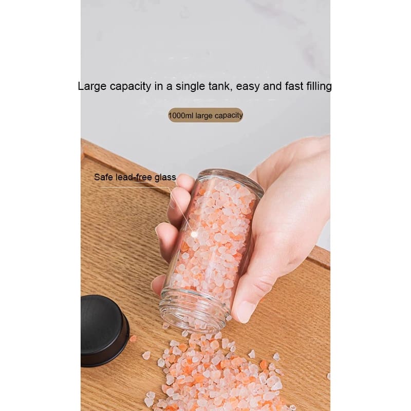 21 PCs Rotating Spice Jar Organizer-14277-With Stand - Image 9