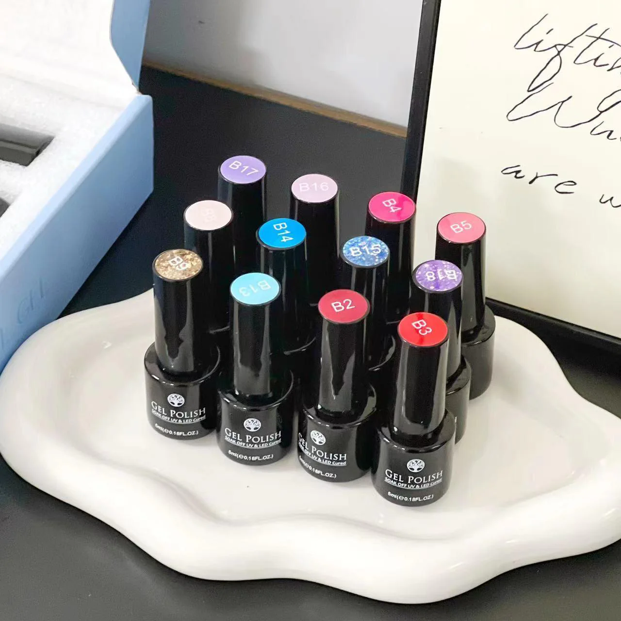 23 PCs Nail Art Acrylic Gel Nail Polish Set - Image 4
