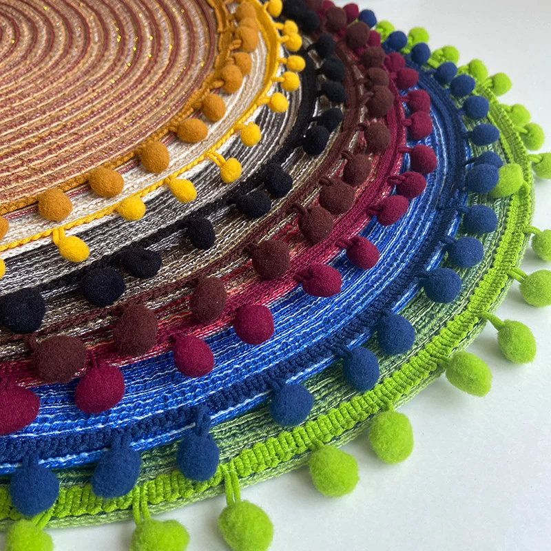 2pc Table Placemat Nordic Style Beads(SA2405-264) - Image 2