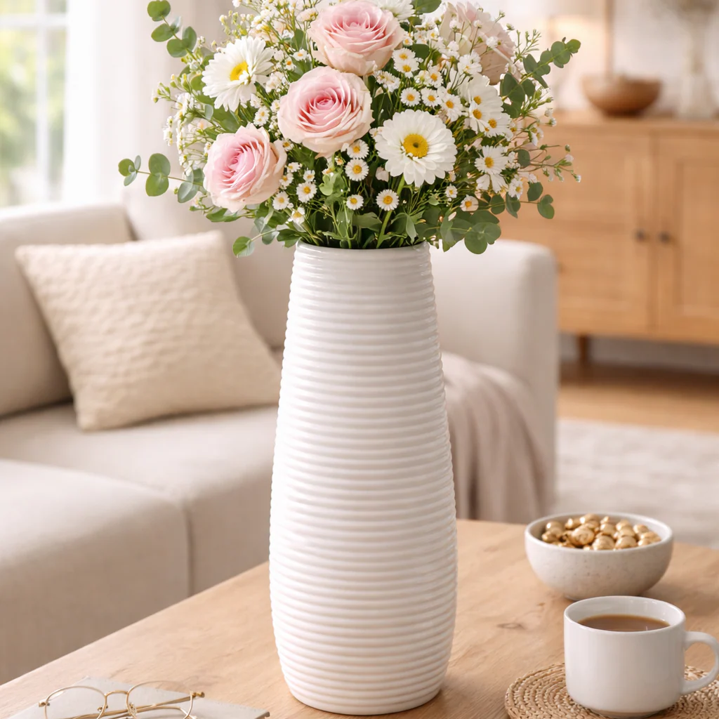 2PCs Nordic Style Vase Container (SA2510-097)White