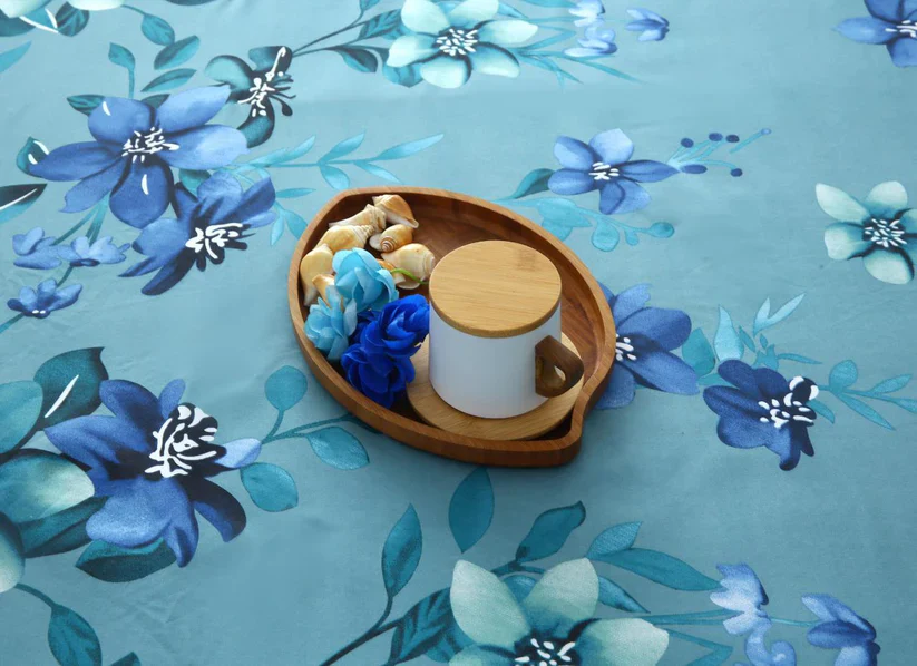 2Pcs Single Bed Sheet-Azure Bloom - Image 3