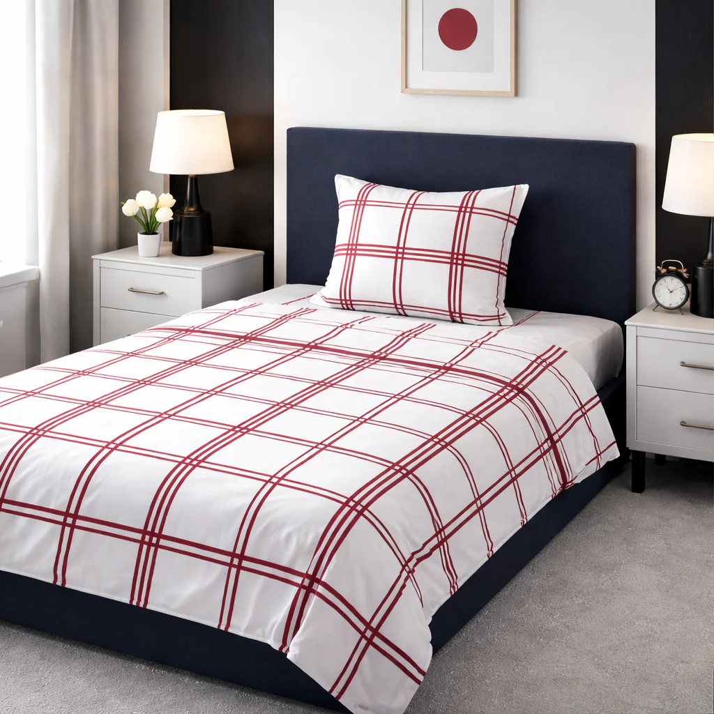 2Pcs Single Bed Sheet-SB181 - Image 2