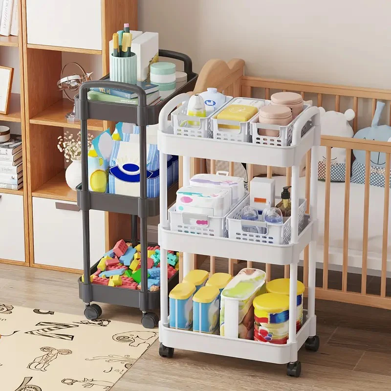 3-Layers Multi-function Trolley Storage Organizer(5295) - Image 2