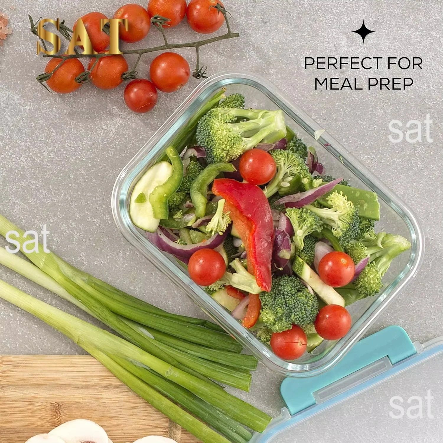 3 Pack Round Food Storage Containers With Lid-SA2408-291 - Image 6