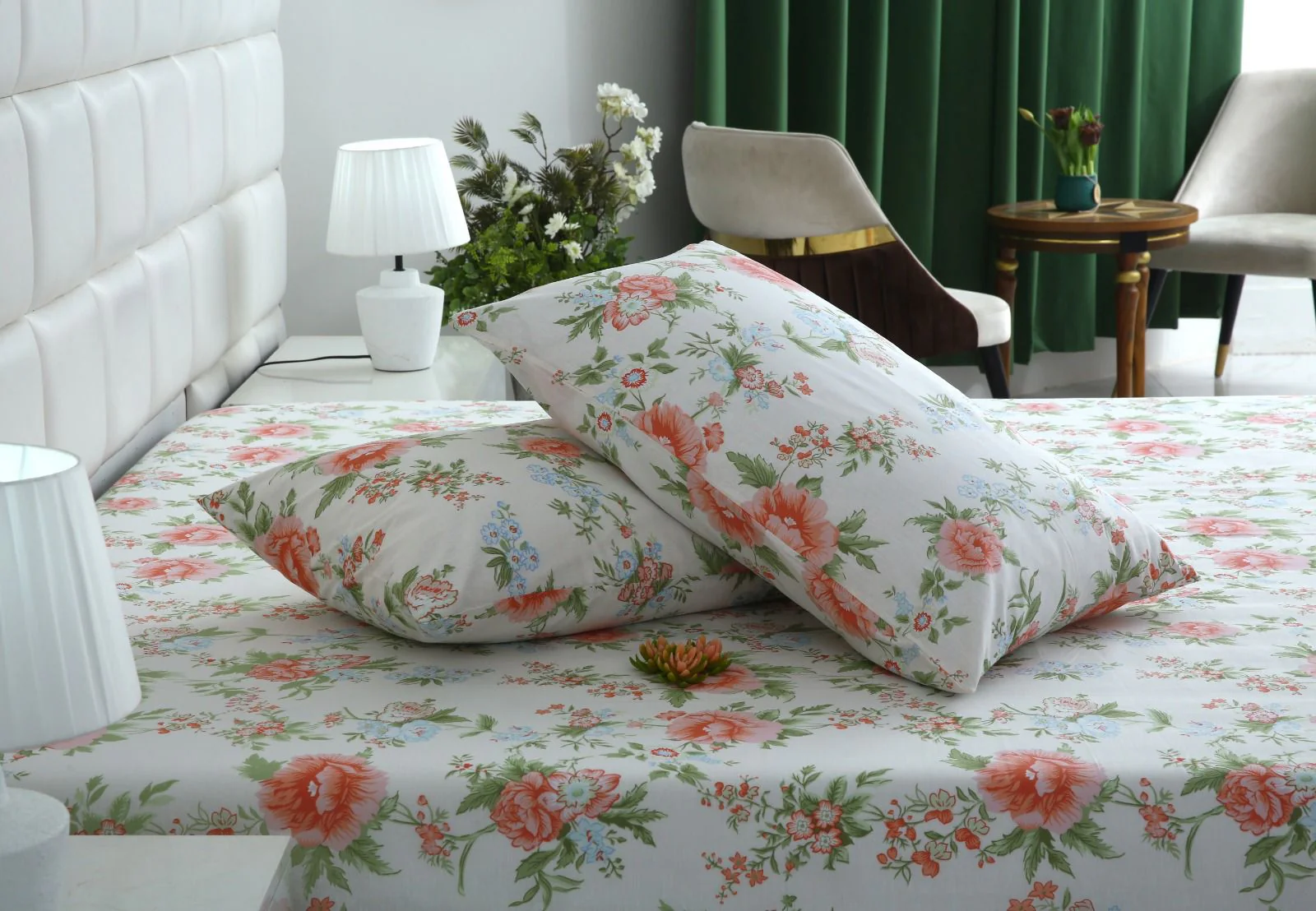 3 PCs Double Bed Sheet-DB190 - Image 6