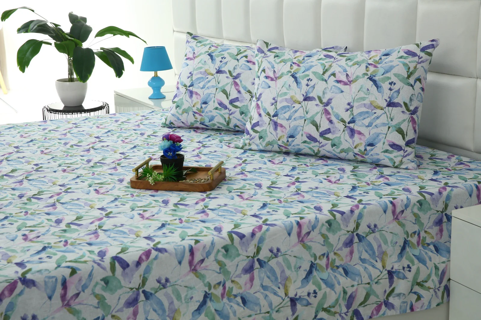 3 PCs Double Bed Sheet-DB205 - Image 10