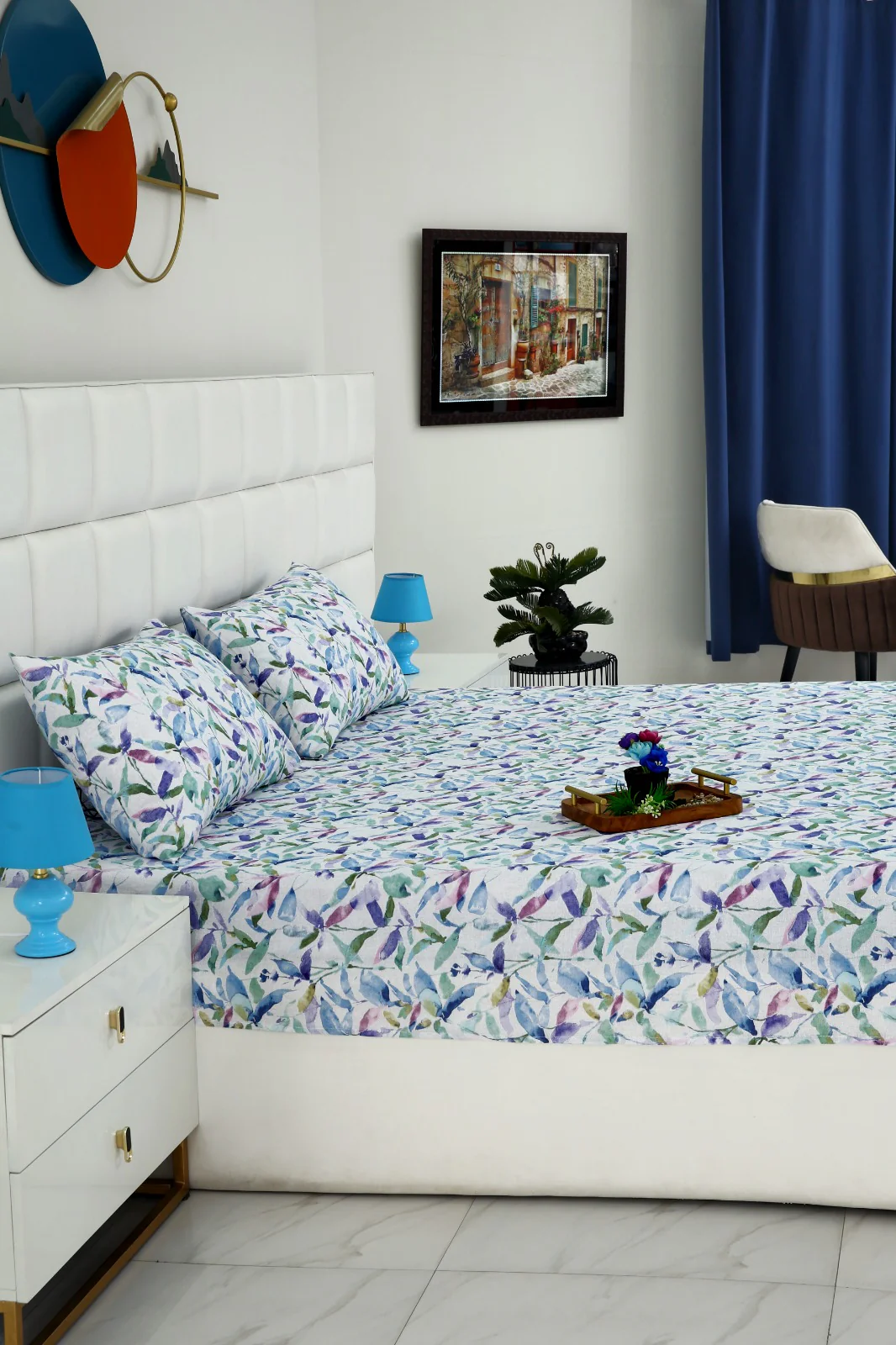 3 PCs Double Bed Sheet-DB205 - Image 7