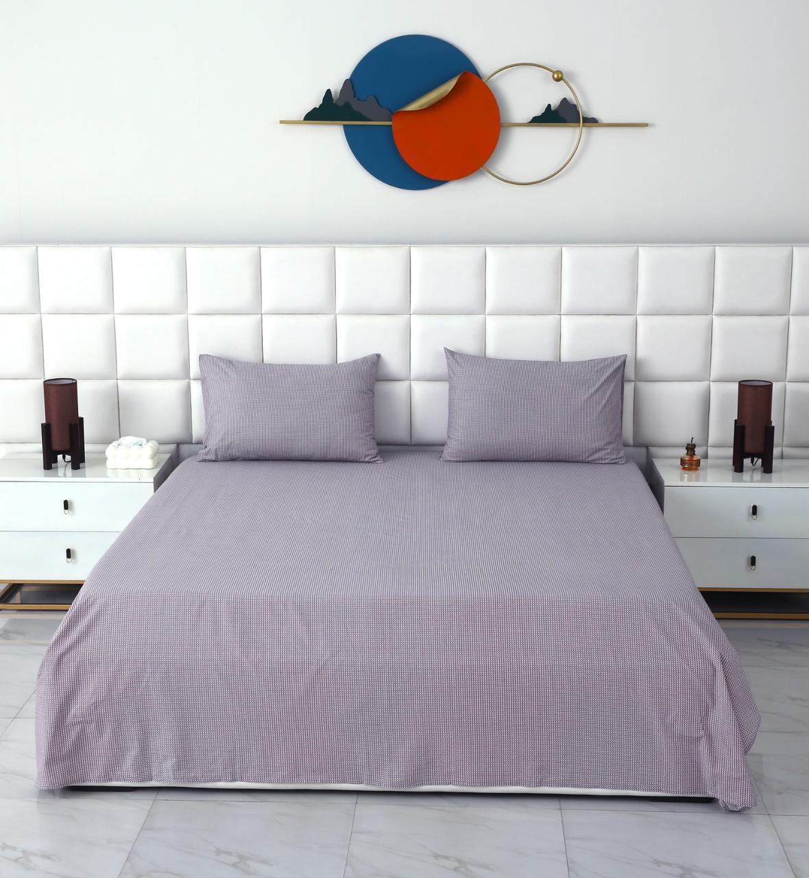 3 PCs Double Bed Sheet-DB235 - Image 2