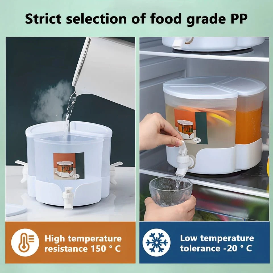 3 Portions 360° Rotatable Juice 5453 Dispenser - Image 43