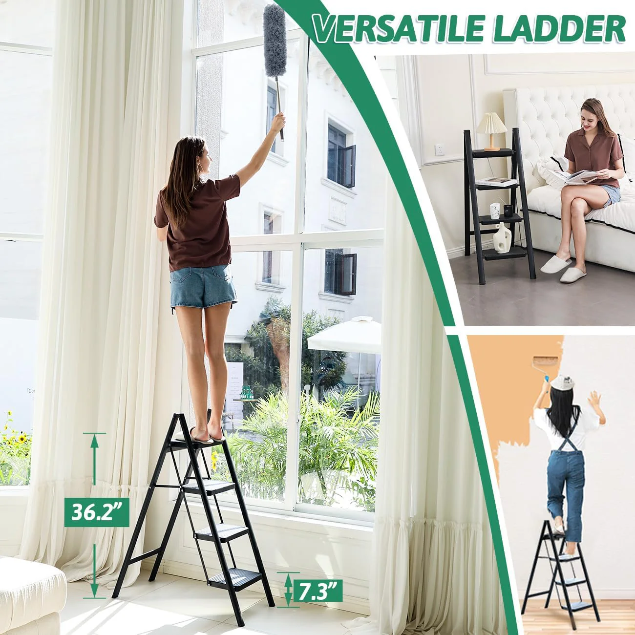 3 Step Ladder Folding Step Stool (SA2510-050) - Image 8