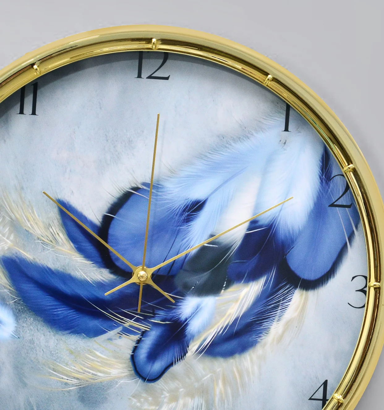 35 Cm Wall Clock-Feathers - Image 3