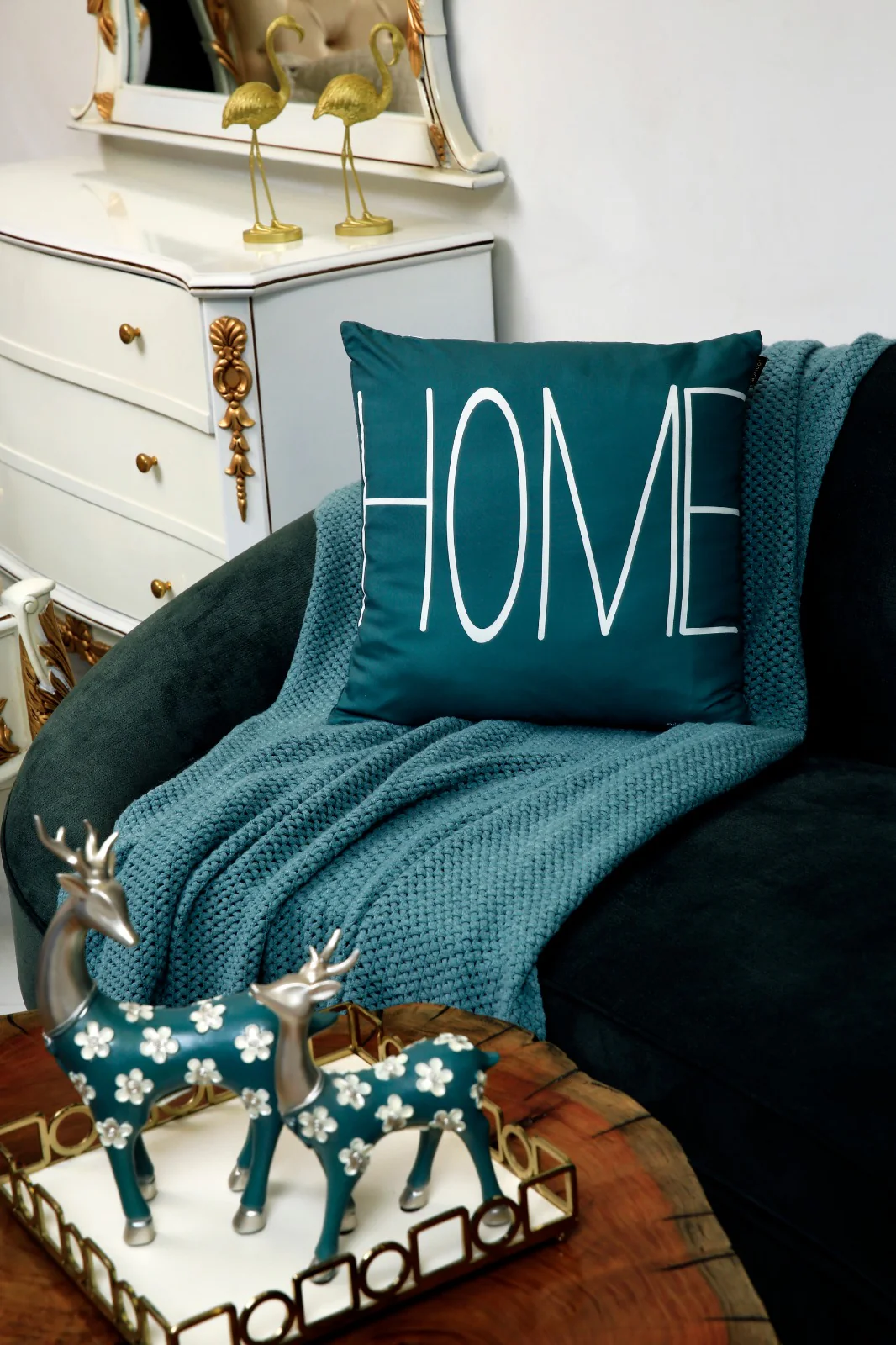 4 PCs Digital Printed Cotton Cushions-HOME - Image 4