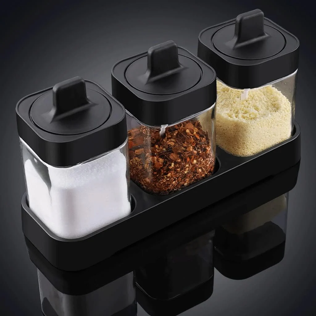 4 PCs Spice And Sugar Jar-(5332) - Image 6