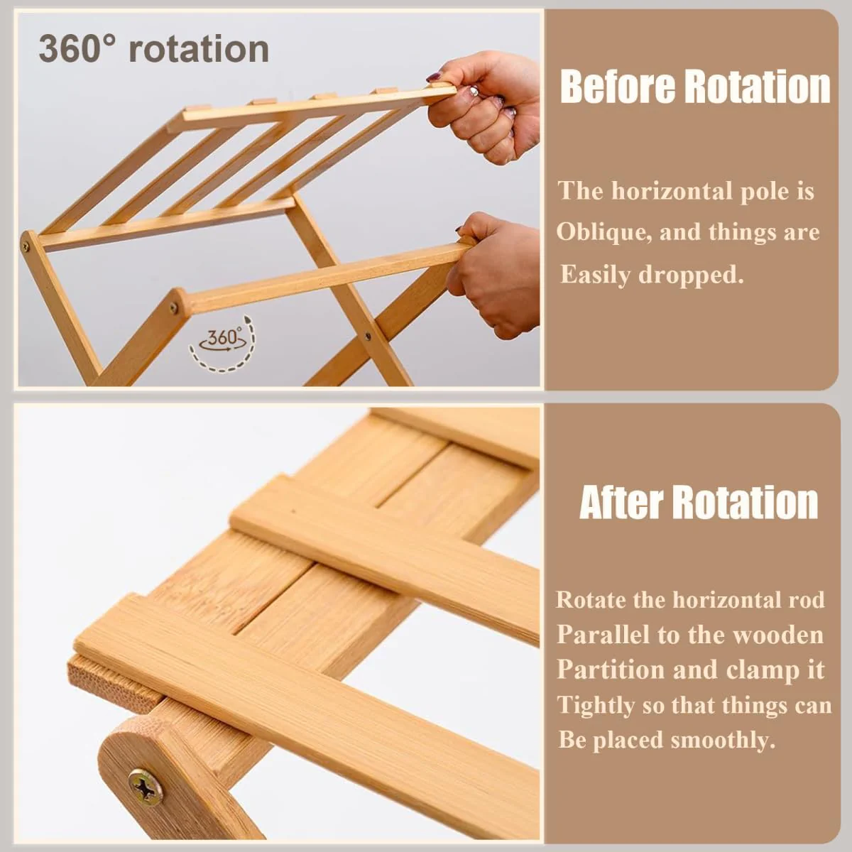 5 Tier Bamboo Shoe Rack (SA2510-051) - Image 3