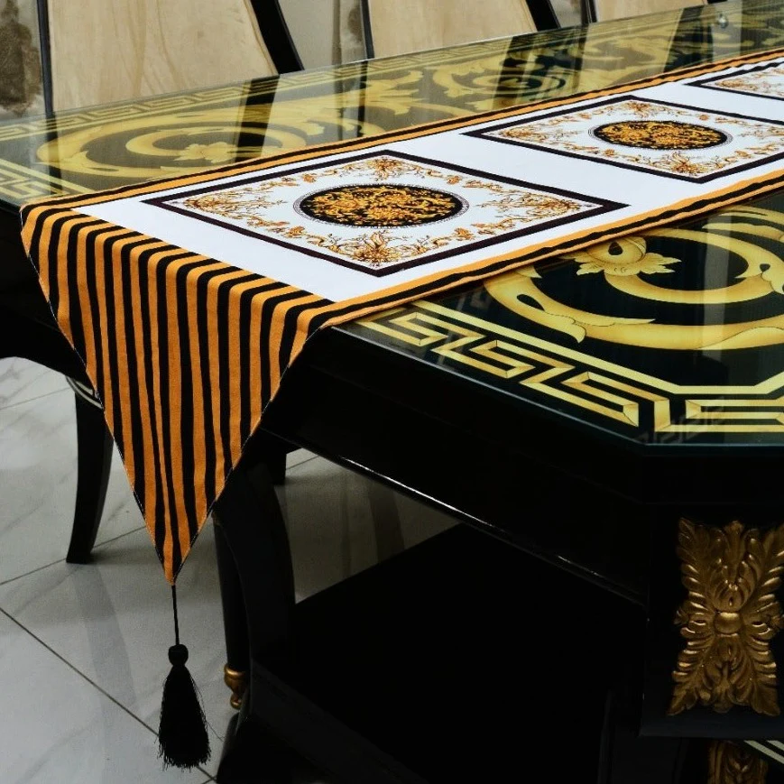 6 & 8 Seater Dining Table Runner-Rome - Image 3