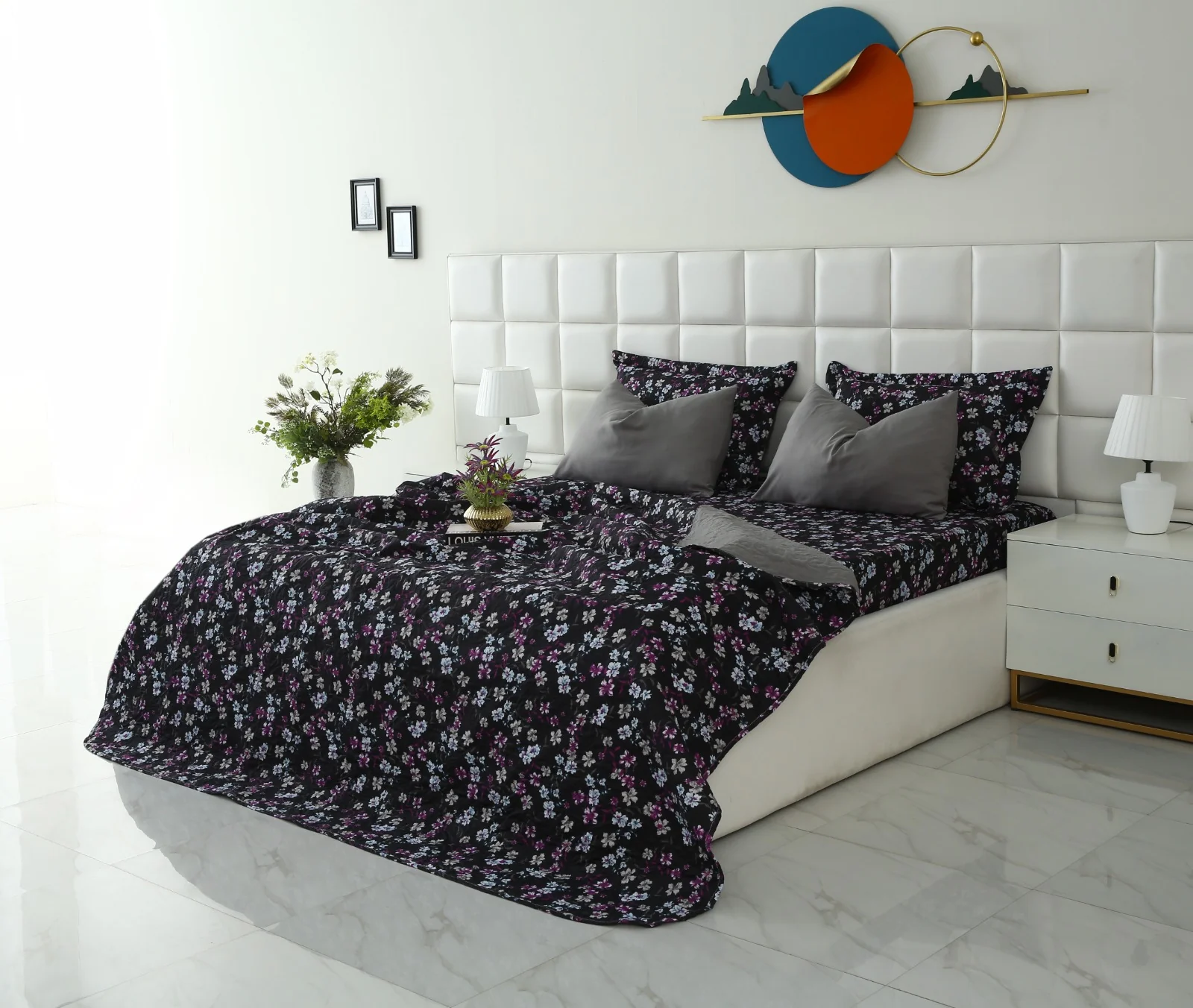 6 PCs Dyed Bed Spread Set-Rosemary - Image 5