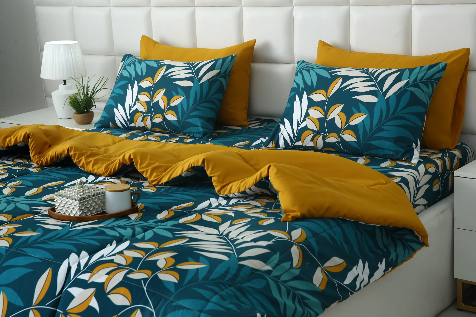 6 PCs Summer Comforter Set-Tropicals - Image 4