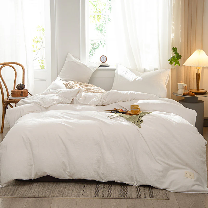 8 PCs Winter Razai Set-White