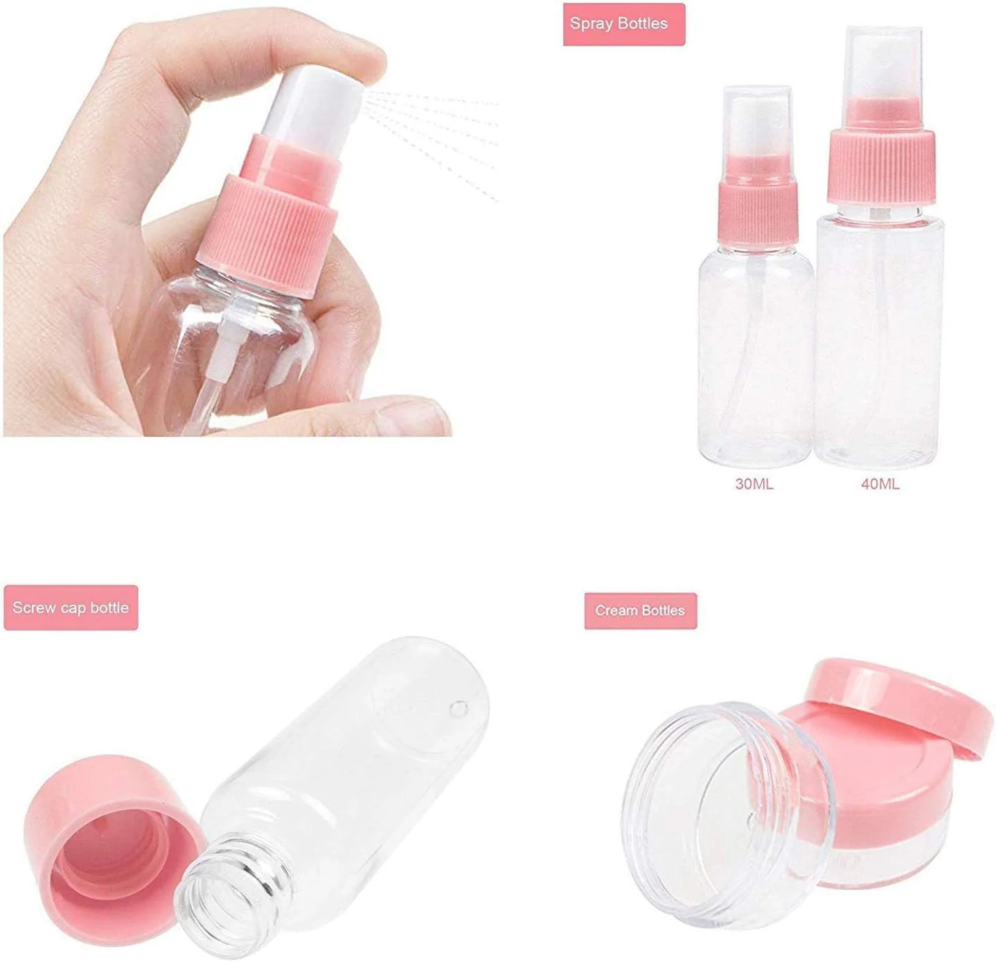 7PCs BPA Free Portable Toiletry Containers Set-(SA2405-171) - Image 9