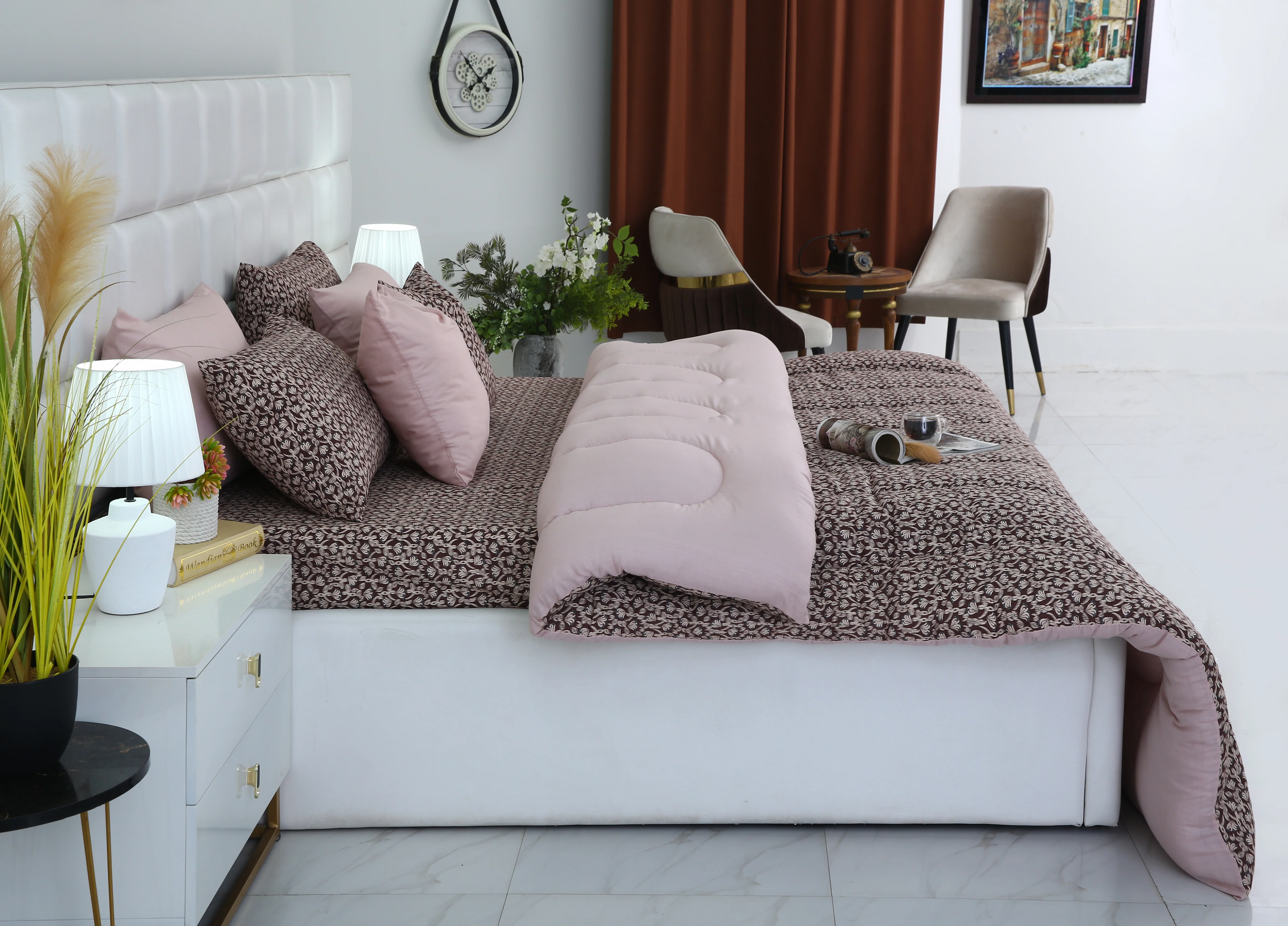 8 PCs Winter Razai SetCoral Reef - Image 9