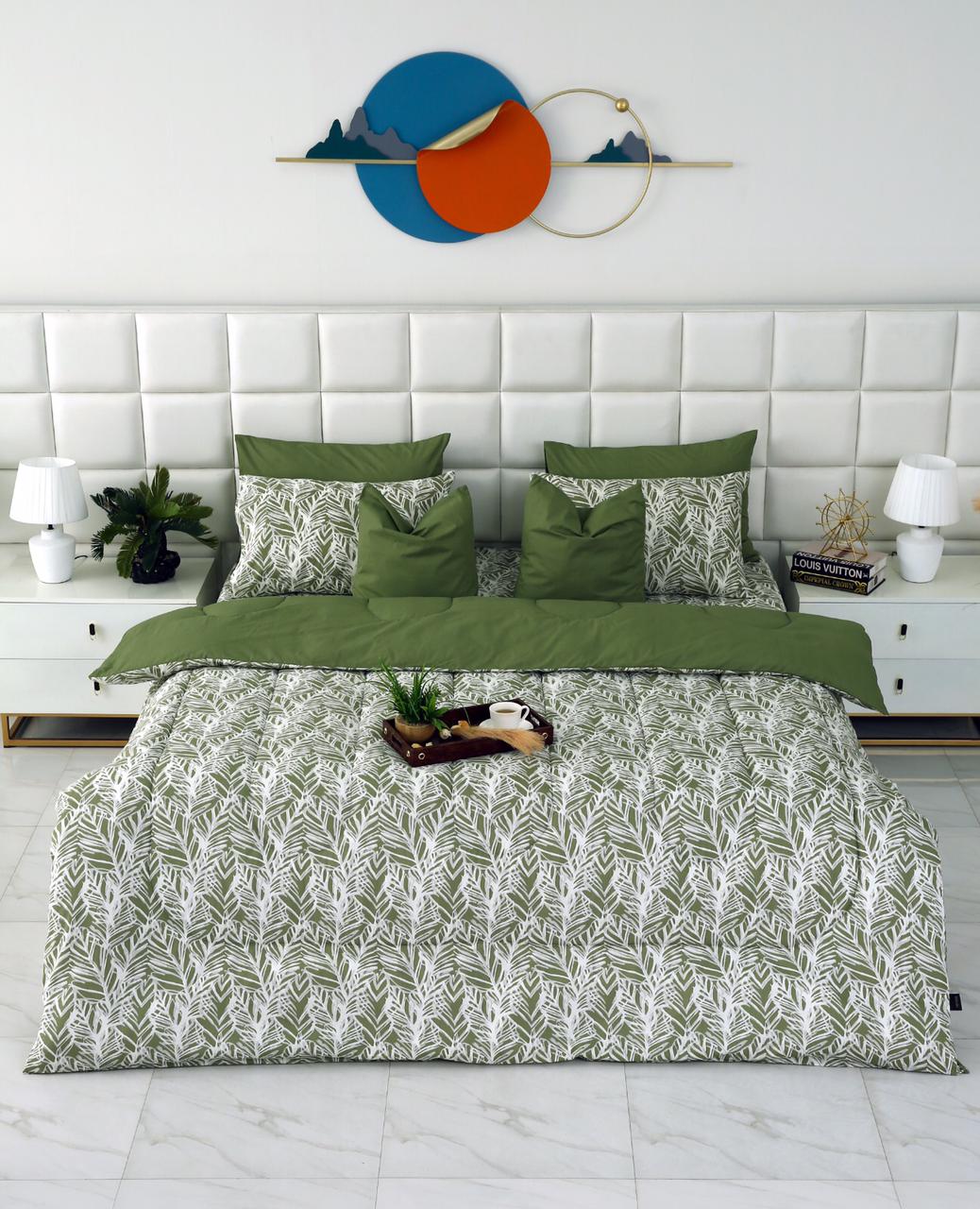 8 PCs Winter Comforter Set-Emeralds - Image 2