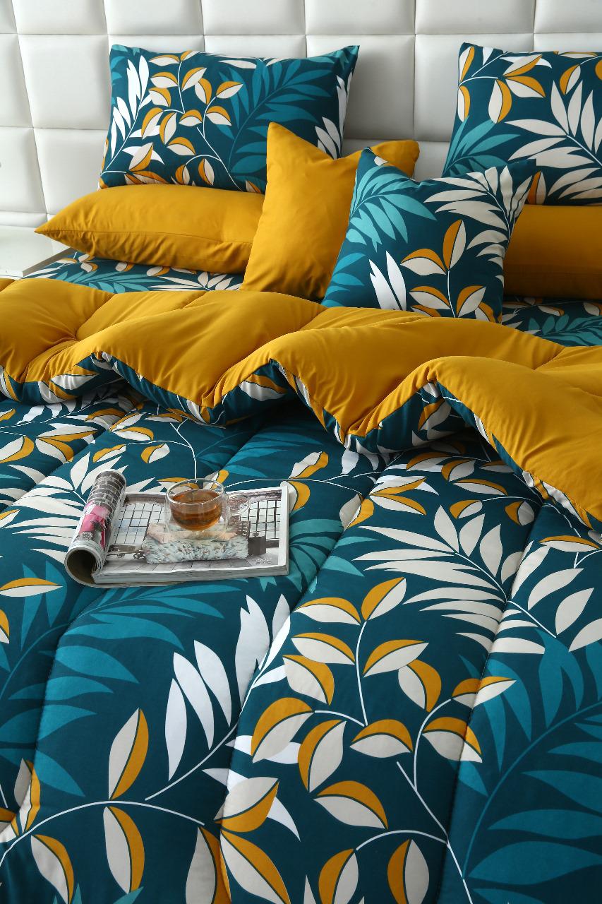 8 PCs Winter Razai Set-Tropicals - Image 7