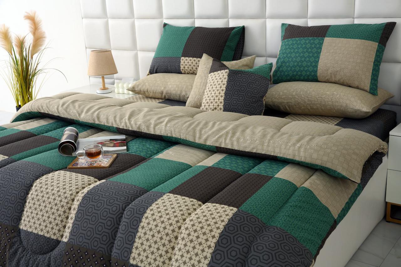 8 PCs Winter Razai Set-Vintage Patchwork - Image 7