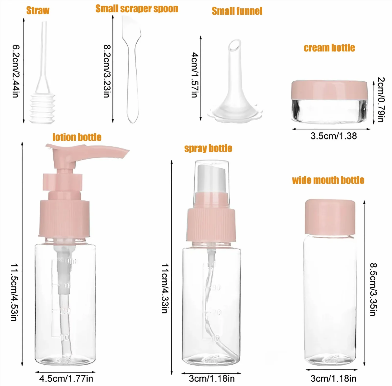 7PCs BPA Free Portable Toiletry Containers Set-(SA2405-178) - Image 18
