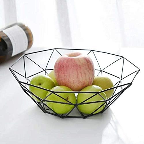 Creative Iron Fruit Basket-(5291) Black - Image 4