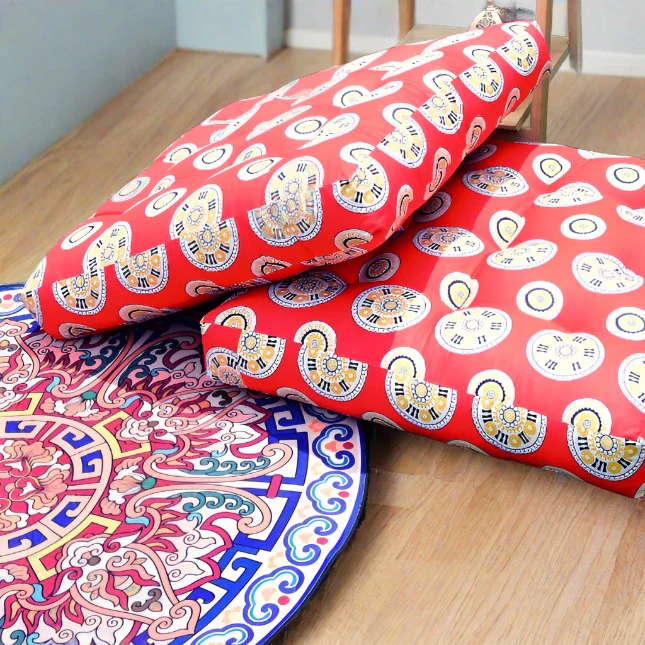 Digital Printed Square Floor Cushions- Rangoo - Image 2