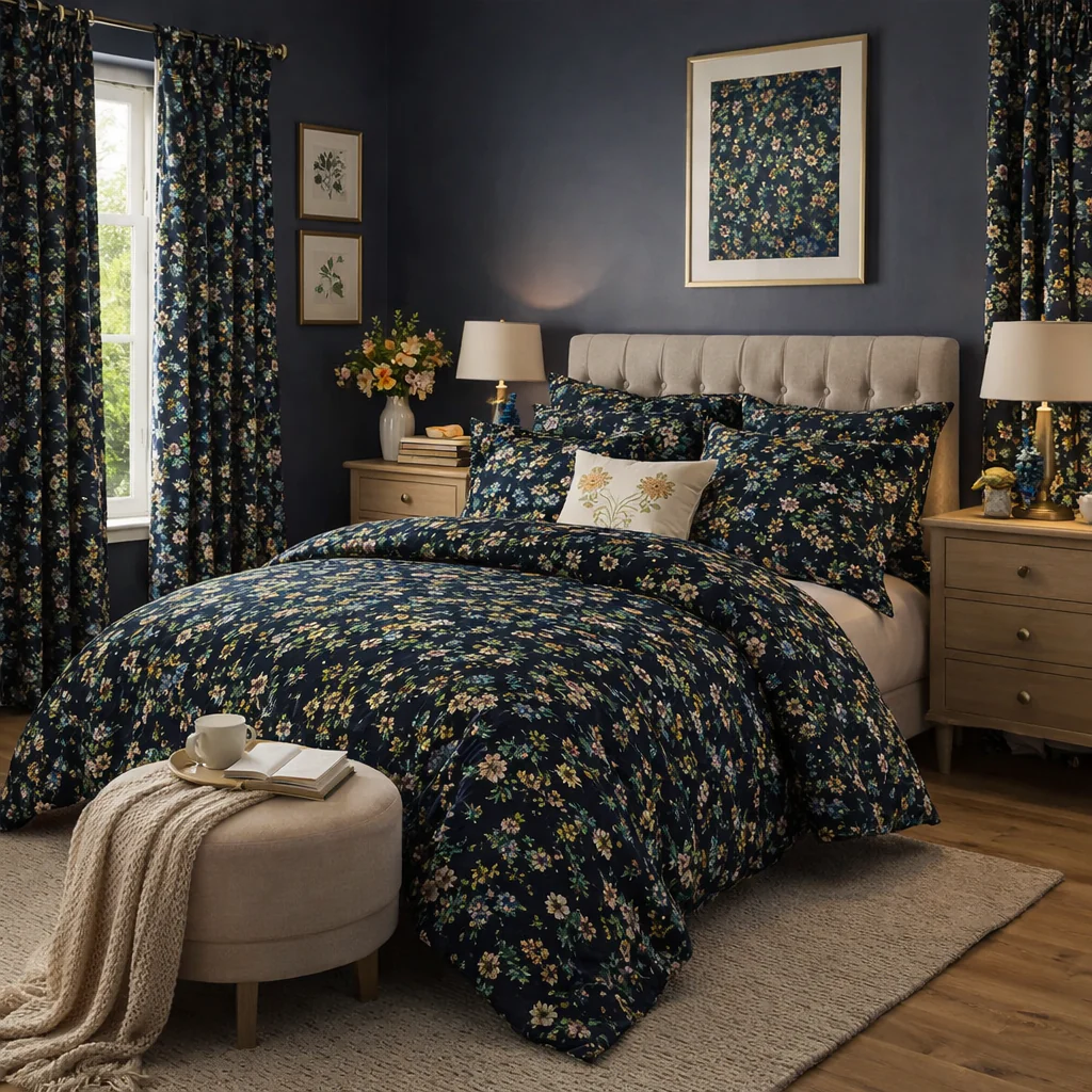 Duvet Cover-Black Meadows