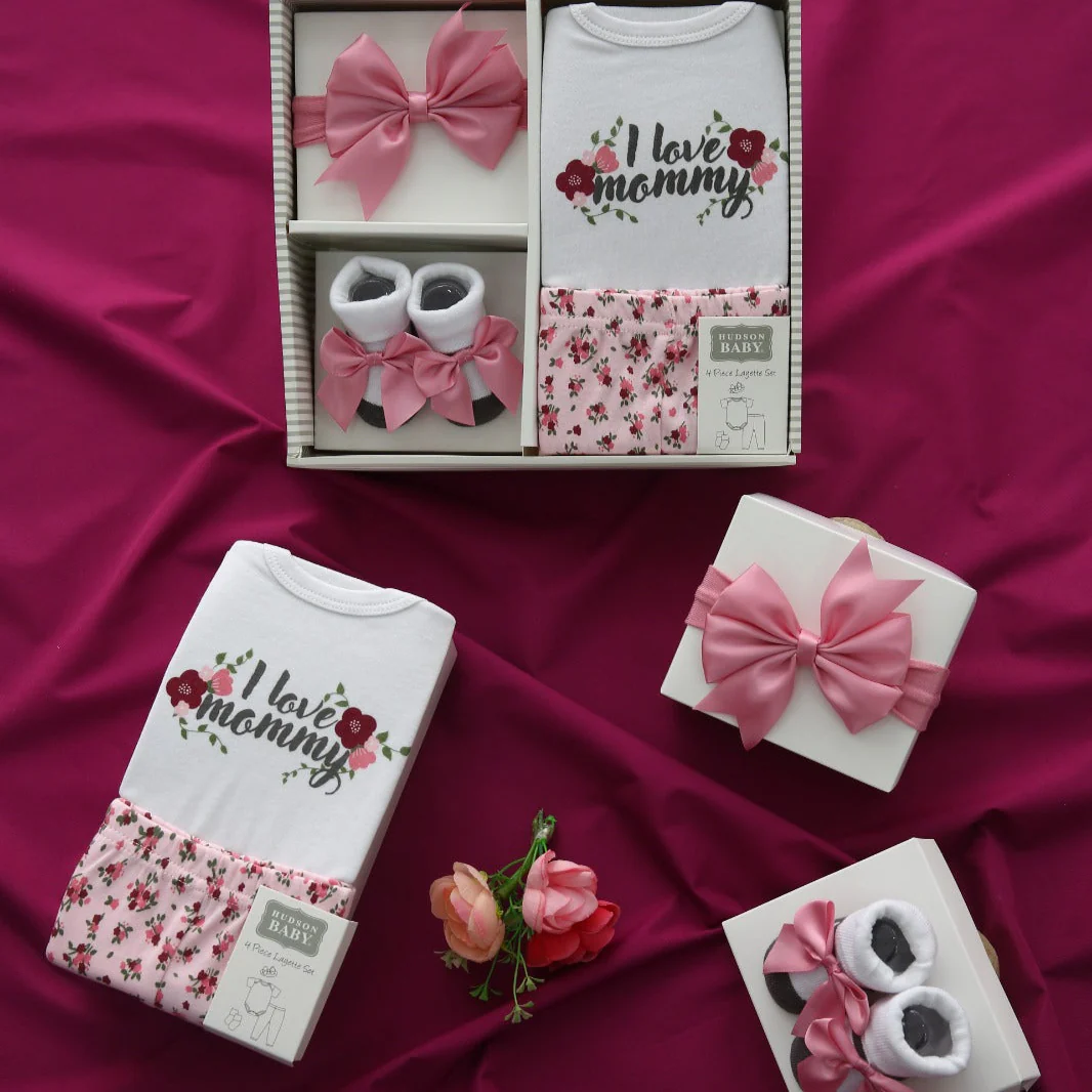 Elegant Kids 4Pcs Baby Gift Set-SA2408-174(Mommy) - Image 4