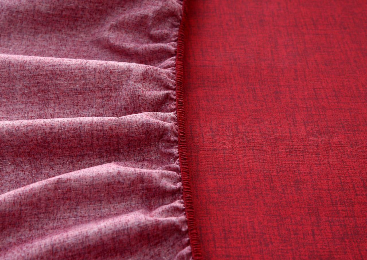 Fitted Bed Sheet-Maroon Texture - Image 11