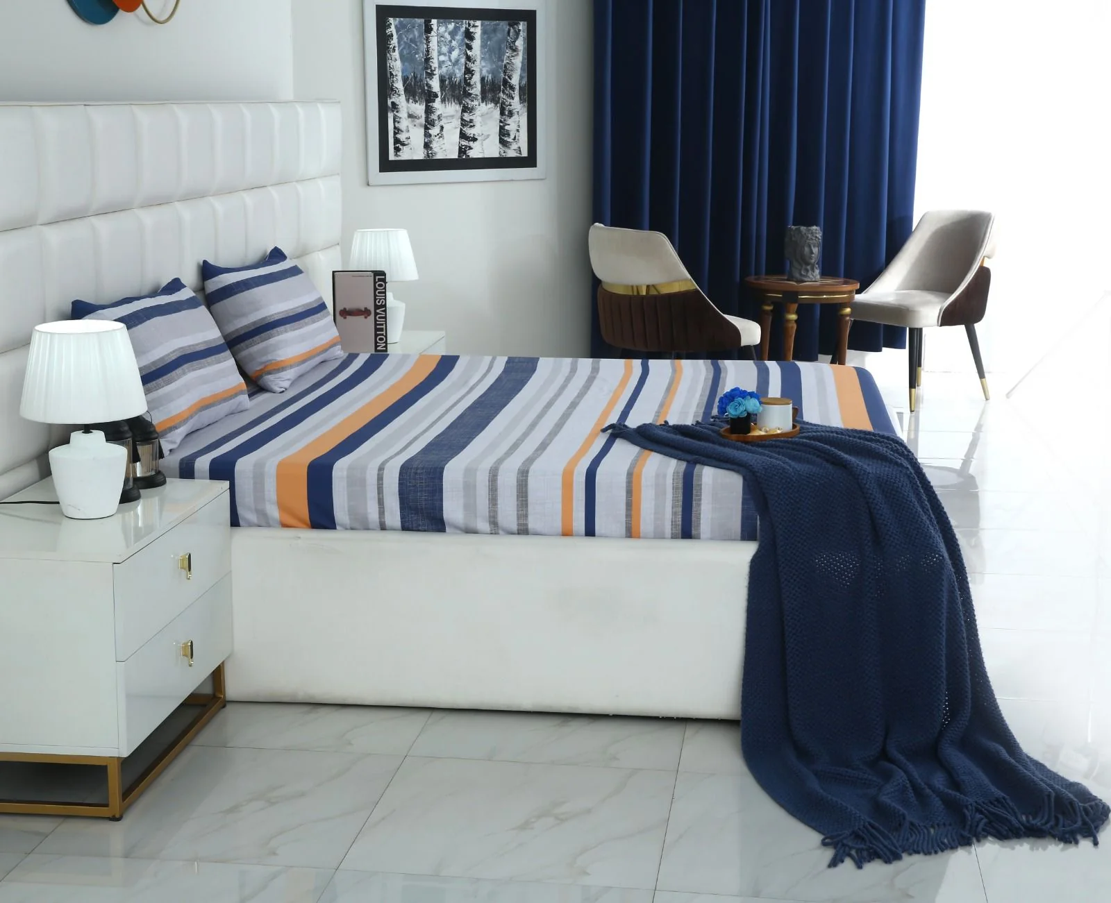 Fitted Bed Sheet-Multi Bands - Image 5