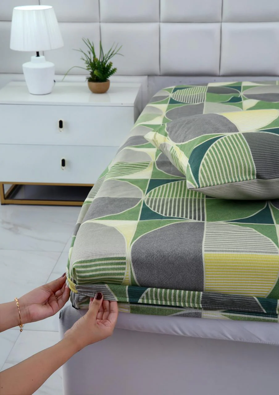 Fitted Bed Sheet-Neo Abstract - Image 3
