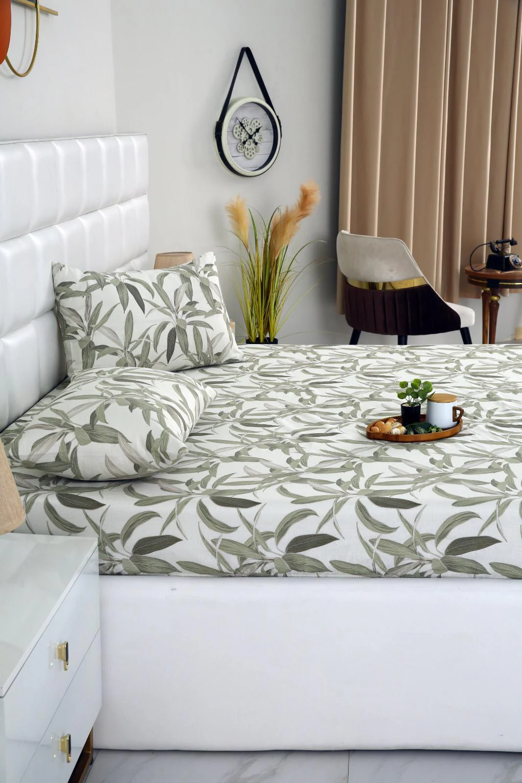Fitted Bed Sheet-Pine - Image 6