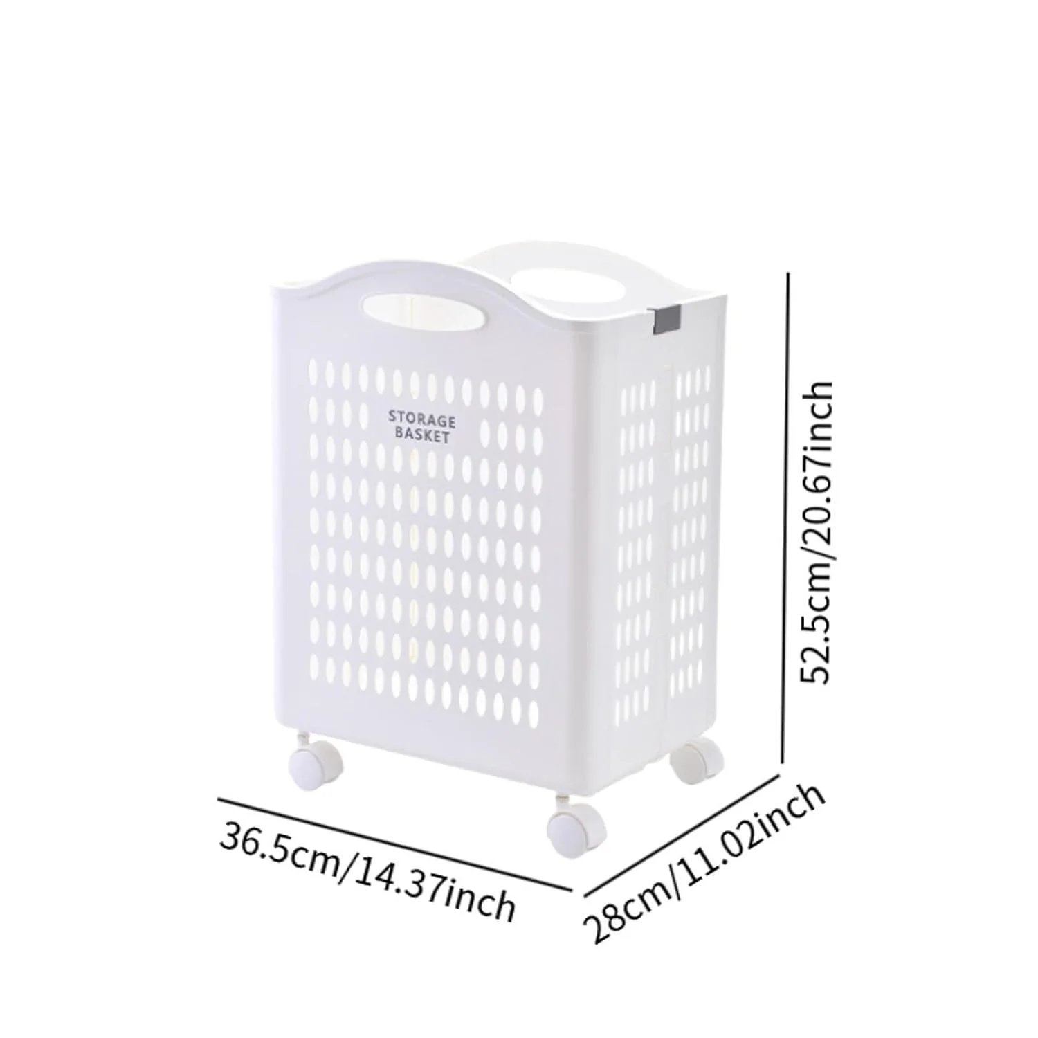 Folded Laundry Basket with Wheel-SA2408-107 - Image 10