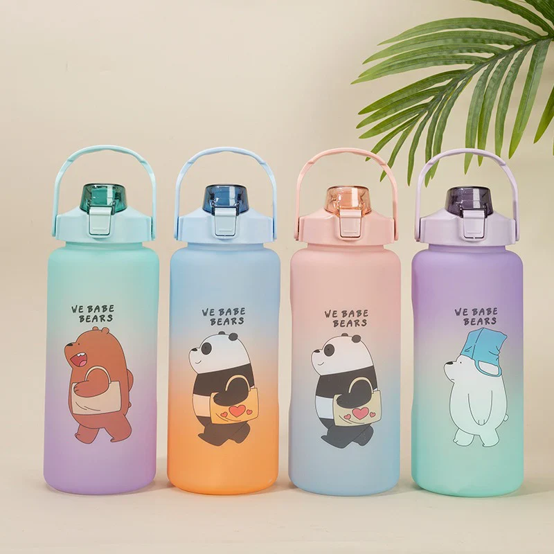 Premium We Babe Bears Water Bottle(Sky Blue)5461- 2 Liters - Image 2