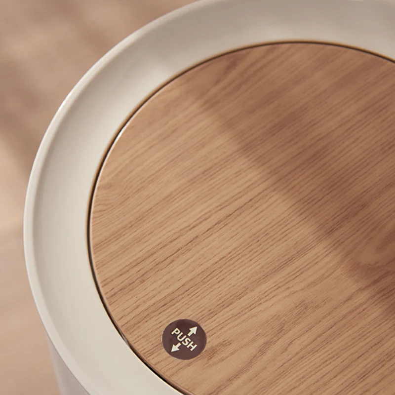 Indoor trash Bin With Wooden Feets-SA2408-108 - Image 10