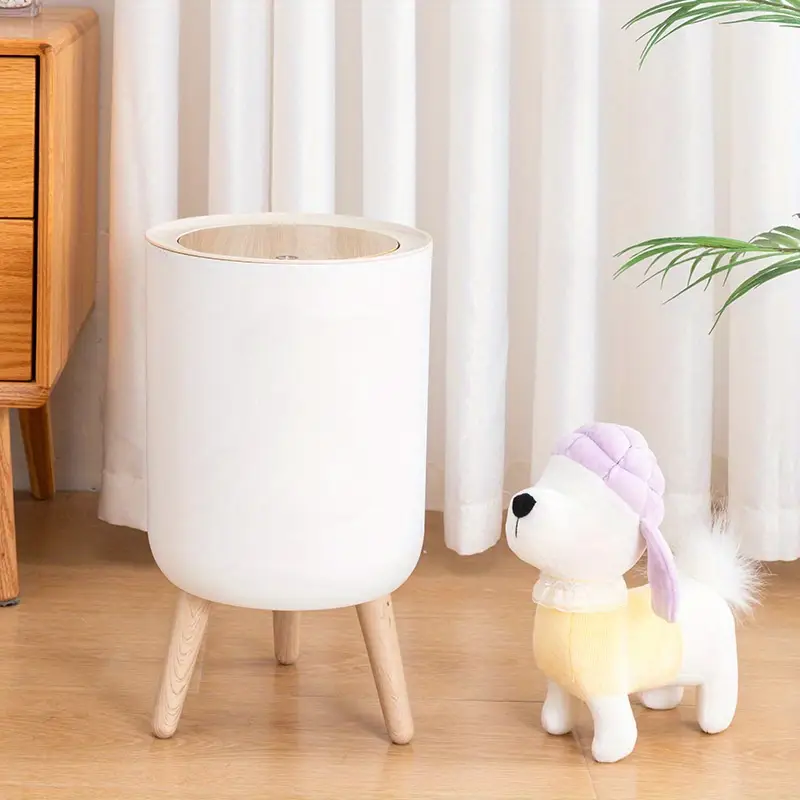Indoor trash Bin With Wooden Feets-SA2408-108 - Image 18
