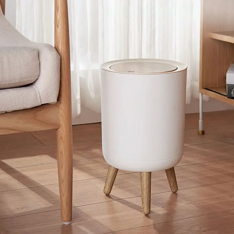 Indoor trash Bin With Wooden Feets-SA2408-108 - Image 19