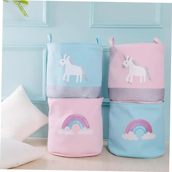 Kids Collapsible Laundry Basket Unicorn 5402 - Image 3