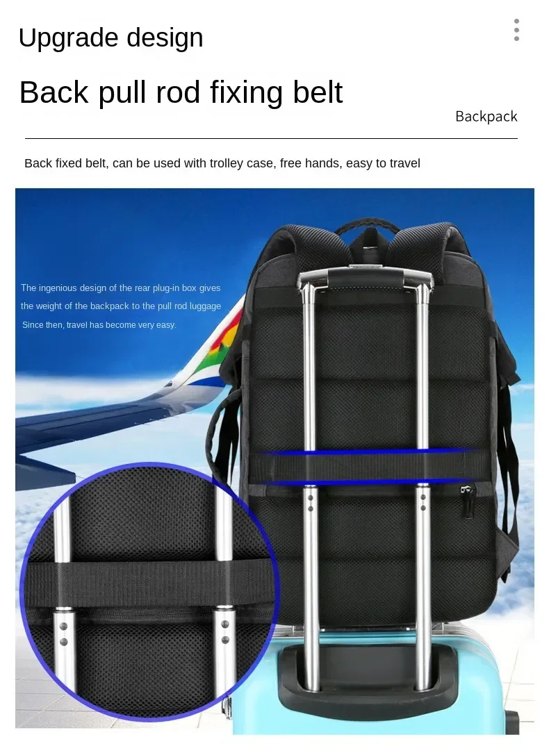Large Capacity Multifunctional Extensible Rechargeable Hand-held Backpack-SA2408-271 - Image 7
