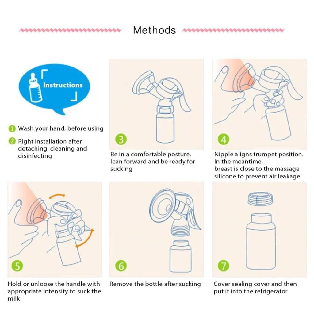 Manual Silicone Breast Pump-SA2408-188 - Image 7