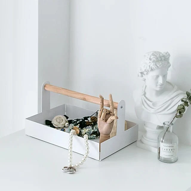 Metal storage rack(SA2405-61)-White - Image 3